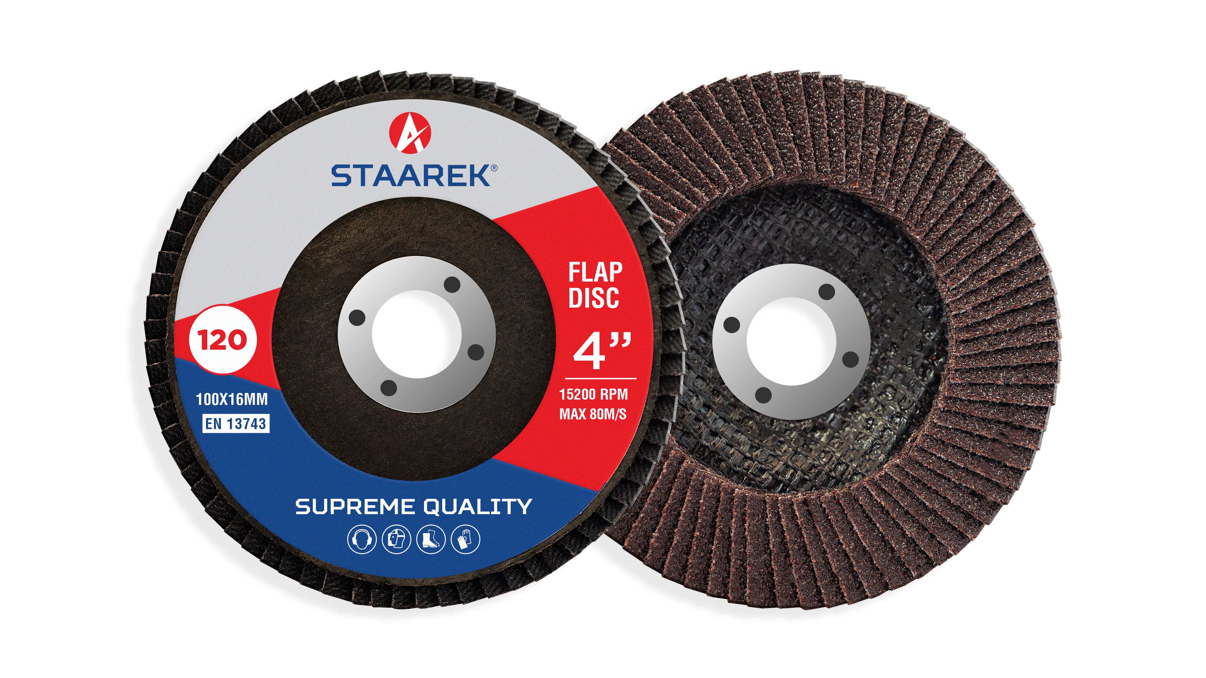 FLAP DISC With Fibber Glass Backing Cover